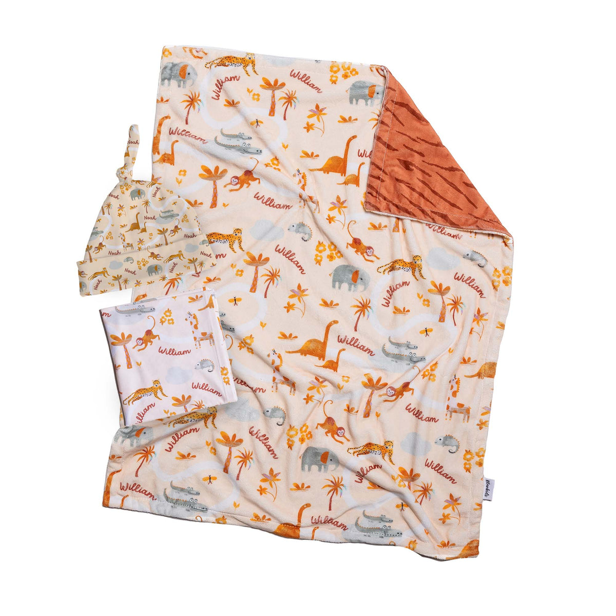 Personalised Baby Bundle - Boho Safari - Blankids