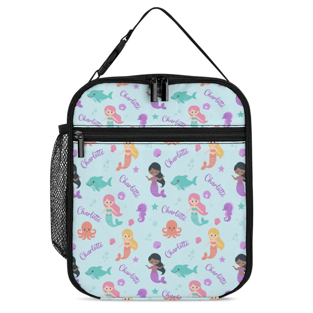 Personalised All Over Name Kids Insulated Lunch Bag - Blankids