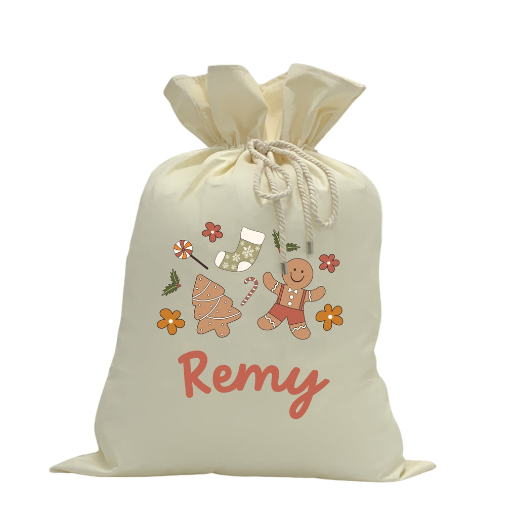 Personalised Santa Sacks - Retro Christmas - Blankids