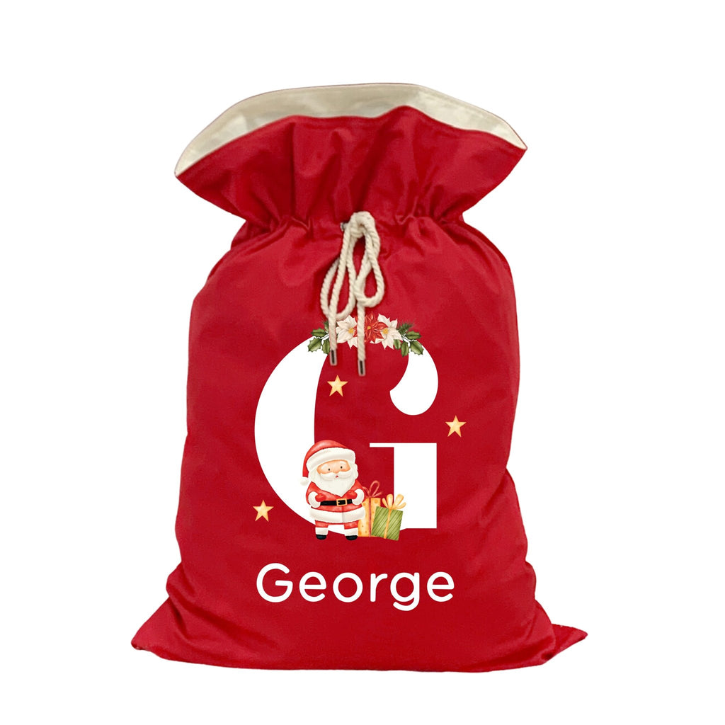 Personalised Santa Sacks - Santa Initials - Blankids