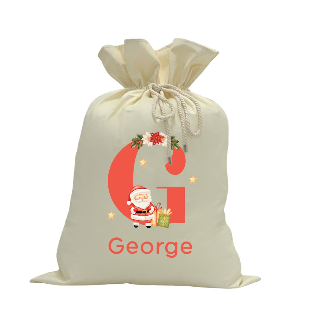 Personalised Santa Sacks - Santa Initials - Blankids