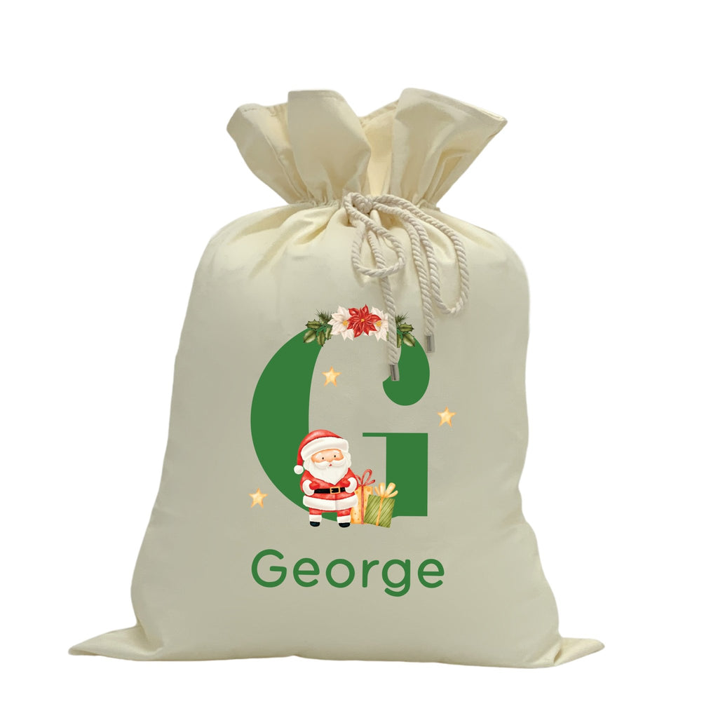 Personalised Santa Sacks - Santa Initials - Blankids