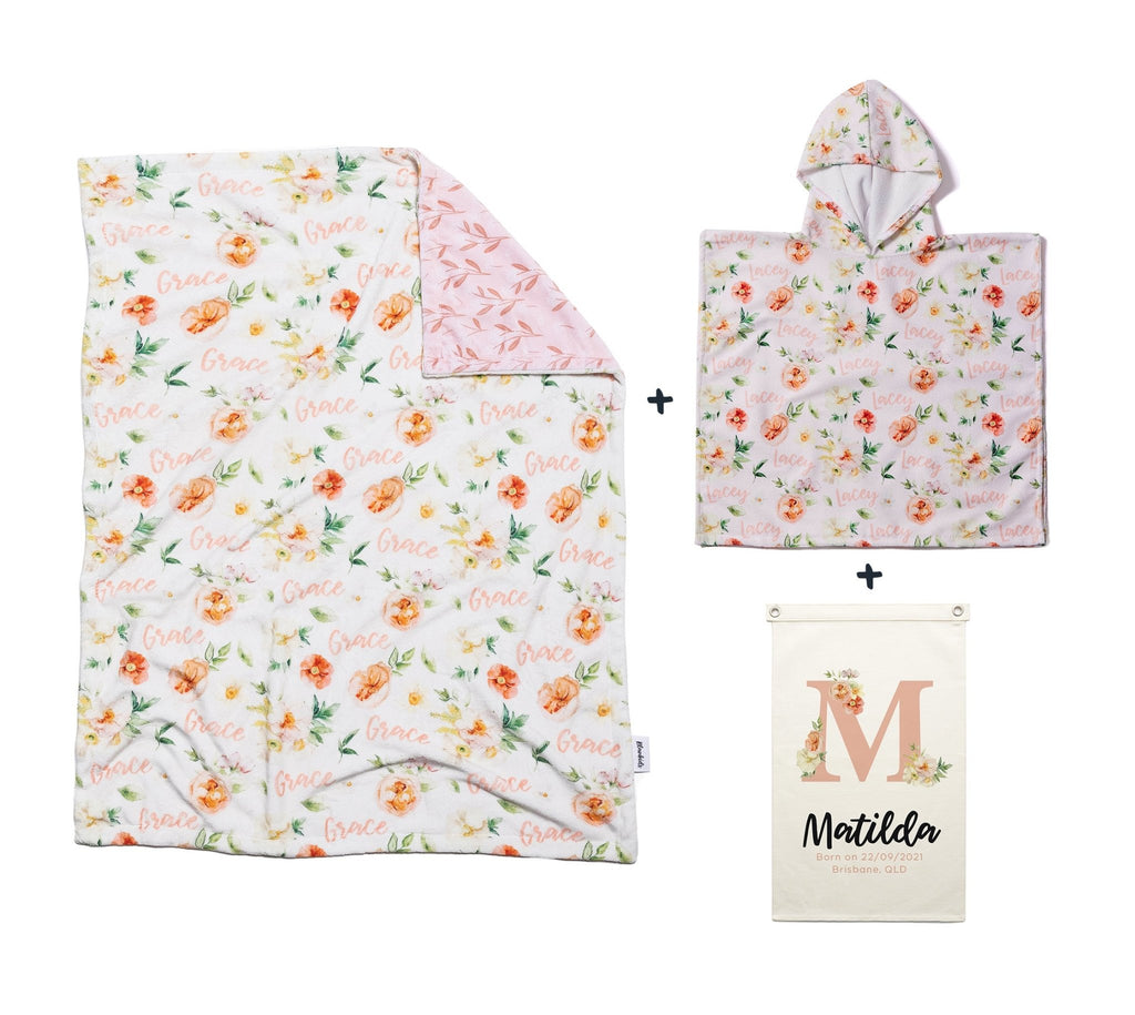 Personalised All Ages Bundle - Floral - Blankids