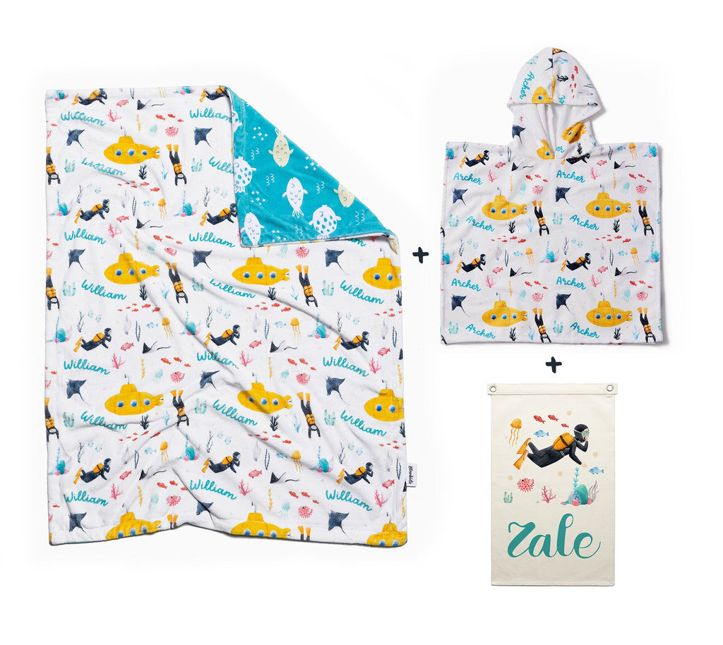 Personalised All Ages Bundle - Under the Sea - Blankids