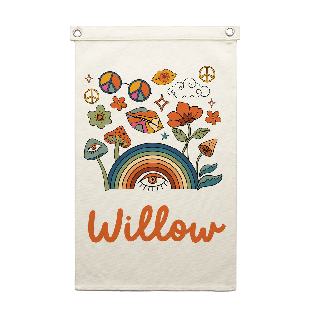 Personalised Name Wall Hanging - Good Vibes - Blankids